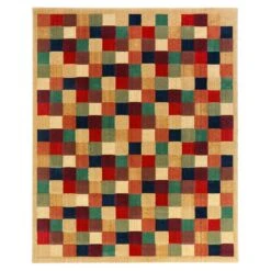 Alfombra De Pura Lana Virgen Multicolor 90x250cm PHILADELPHIA 201