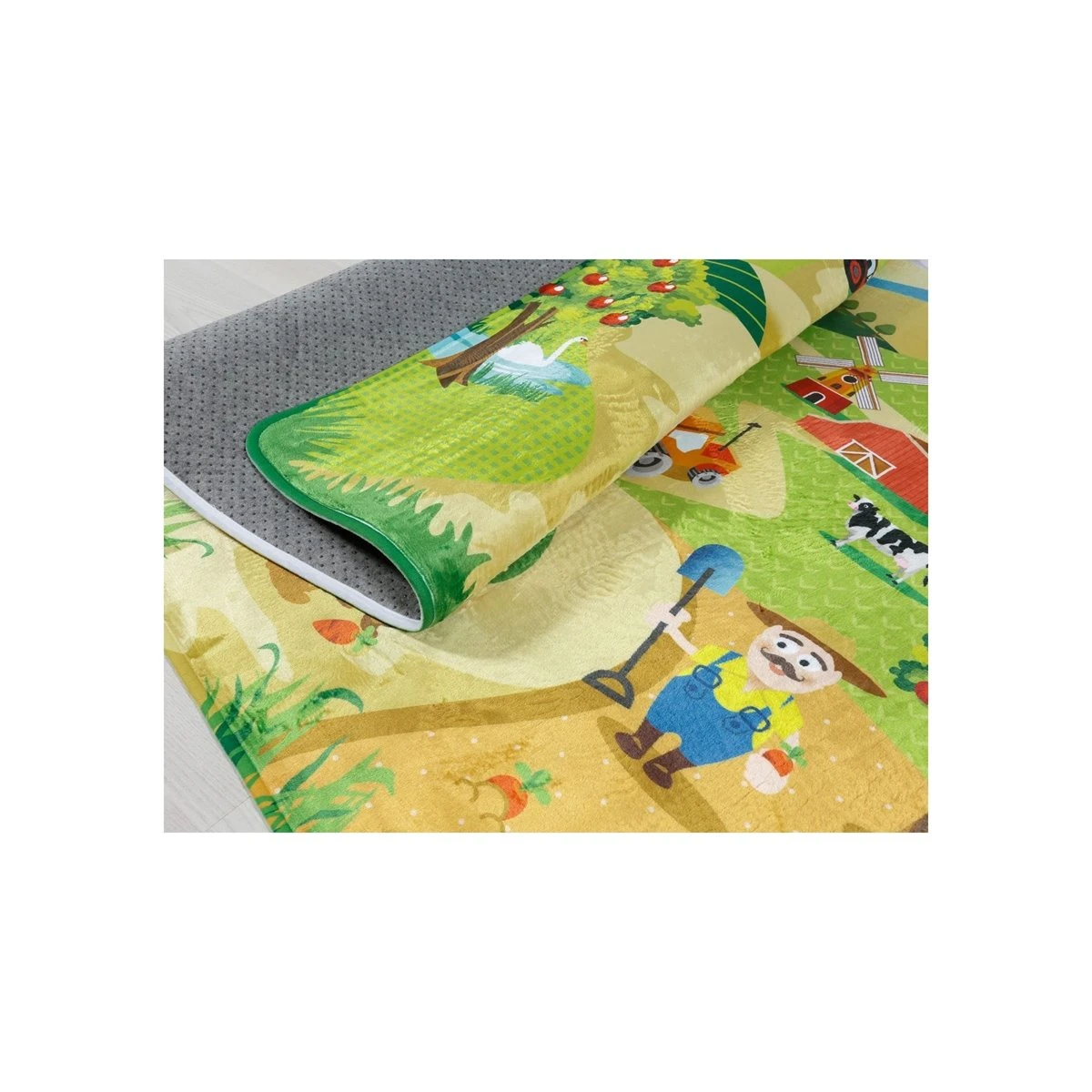 Alfombra Súper Suave Modelo Farm Multicolor 110x170cm FARM 3 Alfombra Súper Suave Modelo Farm Multicolor 110x170cm FARM - Imagen 3