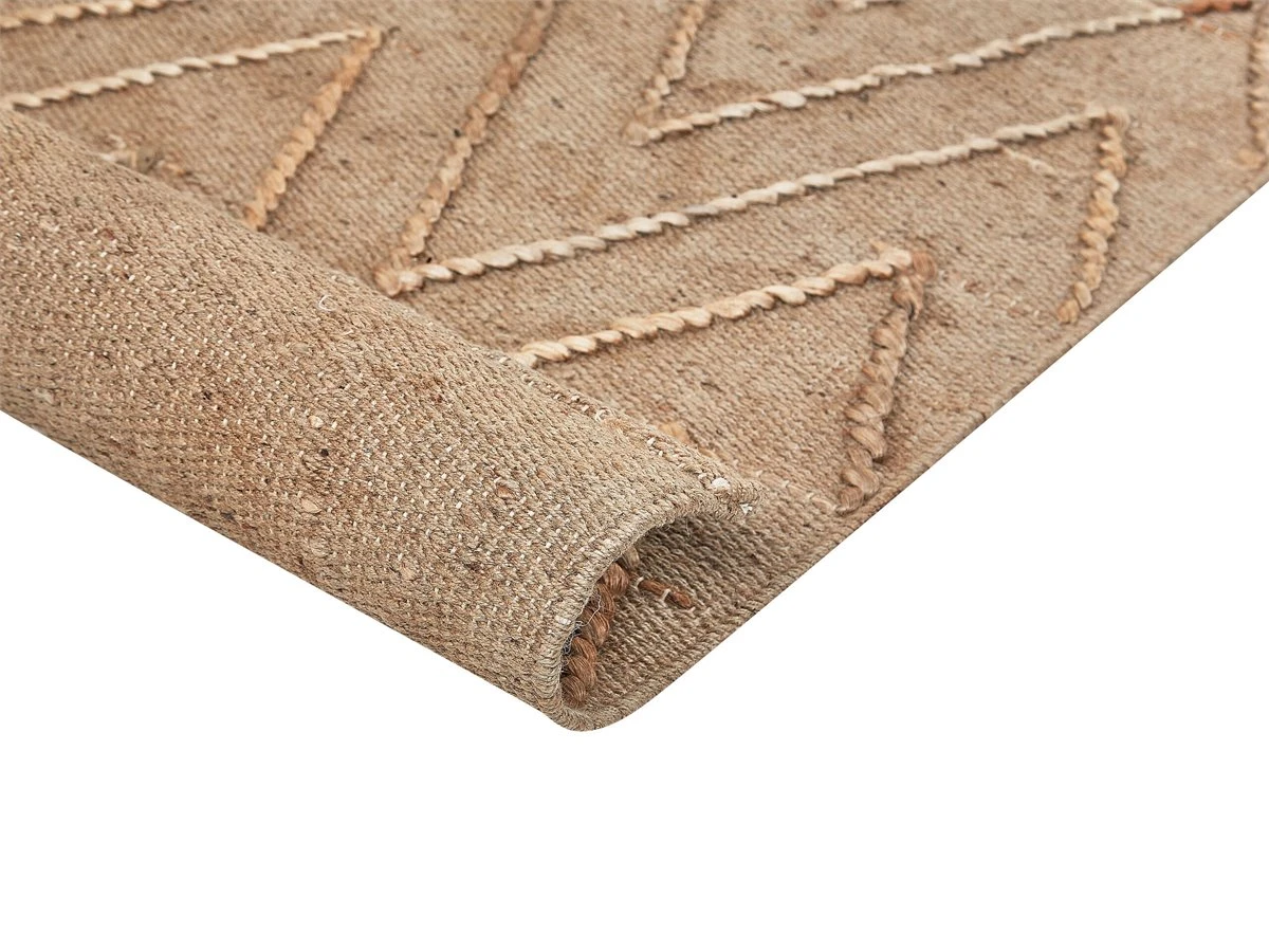 Alfombra De Yute Beige 140 X 200 Cm DADAY 6 Alfombra De Yute Beige 140 X 200 Cm DADAY - Imagen 6