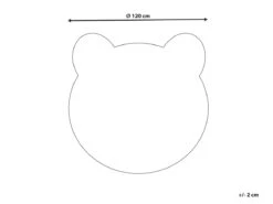 Alfombra Blanco/negro ⌀ 120 Cm PANDA -Beneton Alfombras Tienda 0abd4b603bc0eb31b8540bb6484472613faede41 bfb11809e770477fad9e623bc8f9e2e0