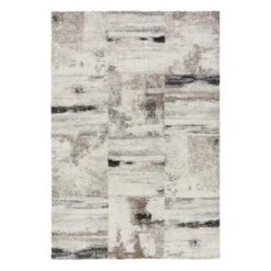 Alfombra De Estilo Abstracto Moderno Multicolor 160x230cm MEHARI 125