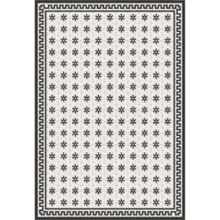 Alfombra Vinilo Baldosas Hidráulicas Modernistas Negro 90x120cm CARTHAGO -Beneton Alfombras Tienda 153405fa18645359f64d23e1b930ade5e051d180 74fc3bfb64594a83a4f4f5d75edeb774