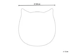 Alfombra Blanca ⌀ 100 Cm KITTY -Beneton Alfombras Tienda 17be160b287fe8ab1a63830ea55cba87860b6ce0 2ce34b12fd3d48eebd27dcffbc2f046c