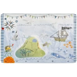 Alfombra Súper Suave Modelo Pirates Multicolor 110x170cm PIRATES