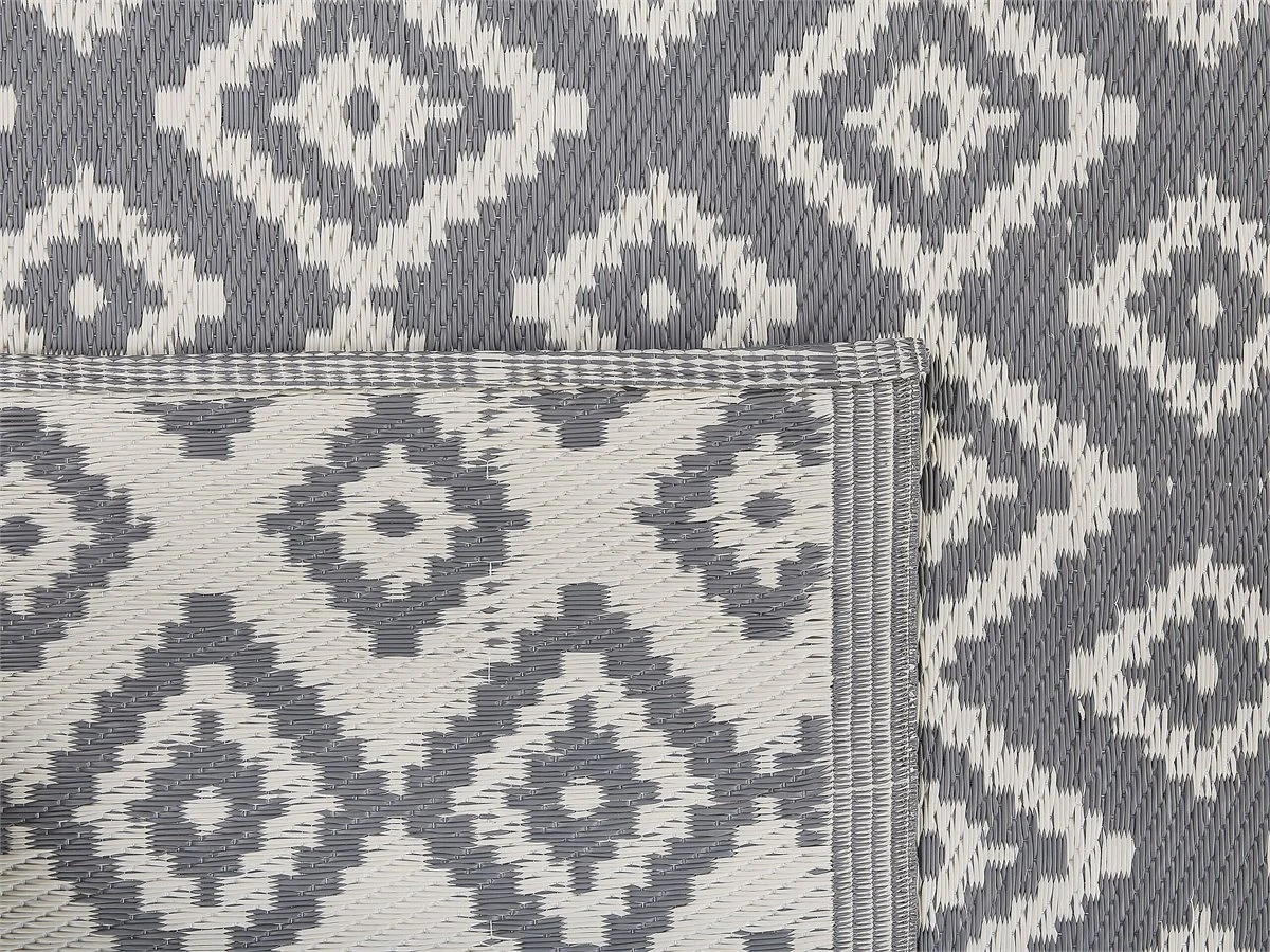 Alfombra Gris 120 X 180 Cm DHULE 6 Alfombra Gris 120 X 180 Cm DHULE - Imagen 6