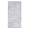Alfombra 80 X 150 Cm Gris Poliéster Algodón