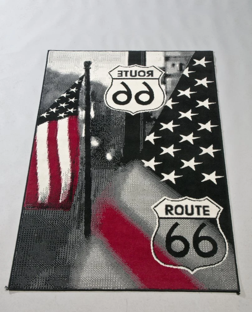 Alfombra ROUTE 66 Medidas 120x170cm 1 Alfombra ROUTE 66 Medidas 120x170cm