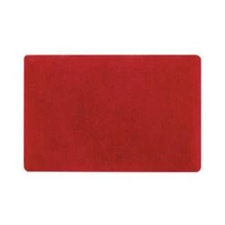 Spirella Colección Fino , Alfombrilla De Baño , 100% Poliéster Y Microfibra, Rojo