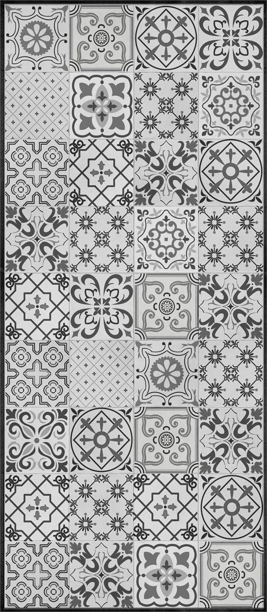 Alfombra Vinílica HIDRAULIC 48x75cm 1 Alfombra Vinílica HIDRAULIC 48x75cm