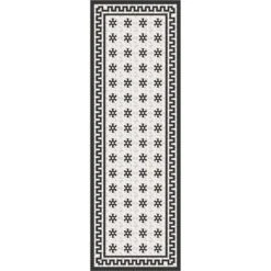 Alfombra Vinilo Baldosas Hidráulicas Modernistas Negro 90x120cm CARTHAGO -Beneton Alfombras Tienda 2ecbecc6071cb647f1a28d8e648c3cd3bfde146f b599e8b7d92f4a8aafcb882781074e5b
