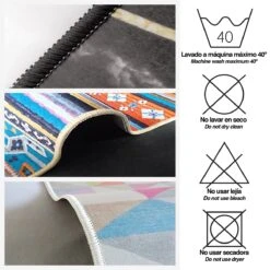 Alfombra De Poliester Estampada 100 X 150Cm -Beneton Alfombras Tienda 32c6268aec0612ea494c2ceb83ce42468f1e0fe1 c1e31190ccbb4d67b90df015b0cbb767