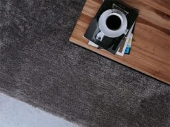Alfombra Gris Oscuro 80 X 150 Cm DEMRE