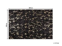 Alfombra De Piel De Vaca Negro/dorado 140 X 200 Cm DEVELI 9 Alfombra De Piel De Vaca Negro/dorado 140 X 200 Cm DEVELI -Beneton Alfombras Tienda 389f9cee97f0333da638ff5d6834aea21002afef 268d2d77d413474f80d6835ab49ee545