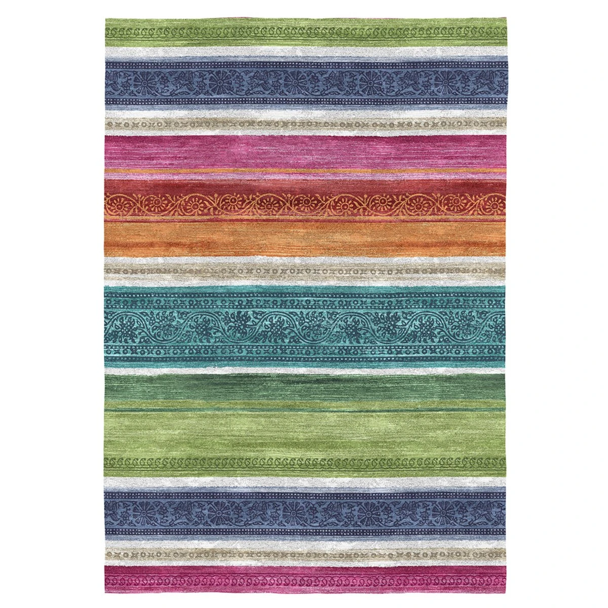 Alfombra Decorativa CLARISSA Multicolor 120x170 Cm 1 Alfombra Decorativa CLARISSA Multicolor 120x170 Cm