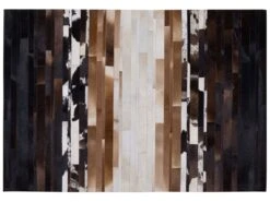 Alfombra De Piel De Vaca Negro/marrón Dorado/beige Claro 160 X 230 Cm DALYAN -Beneton Alfombras Tienda 42499123cdf05843d3cfba16864a00f1f9116c0e be9bb8b9c301431199b7358e073049d4