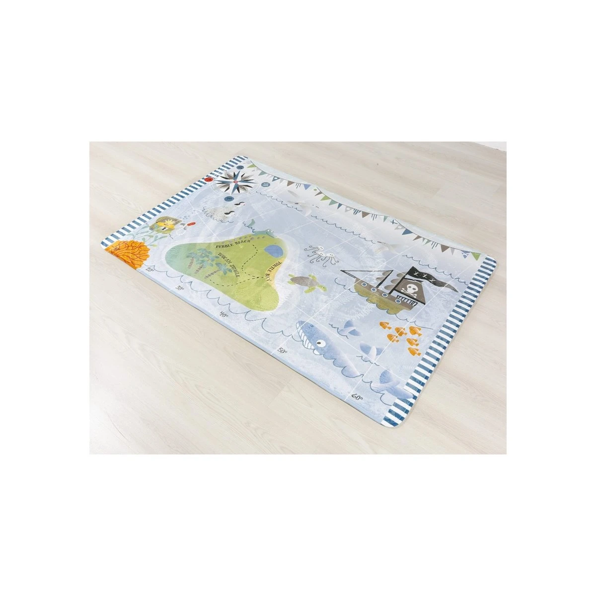 Alfombra Súper Suave Modelo Pirates Multicolor 110x170cm PIRATES 4 Alfombra Súper Suave Modelo Pirates Multicolor 110x170cm PIRATES - Imagen 4