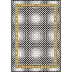 Alfombra Vinilo De Baldosas Hidráulicas Modernistas Negro 180x180cm LABUAN -Beneton Alfombras Tienda 5090e5ad4138f3fdcb1ec6758051bfa4190fa198 01fcd66a688544e384adfed31fe10b09