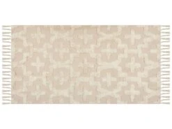 Alfombra De Algodón Beige Claro 80 X 150 Cm ITANAGAR -Beneton Alfombras Tienda 53d9517fdc74de7865c11cbb87cd2a716774defb 63c6f60e320a4b42bbbdf2ee5a37b3f8
