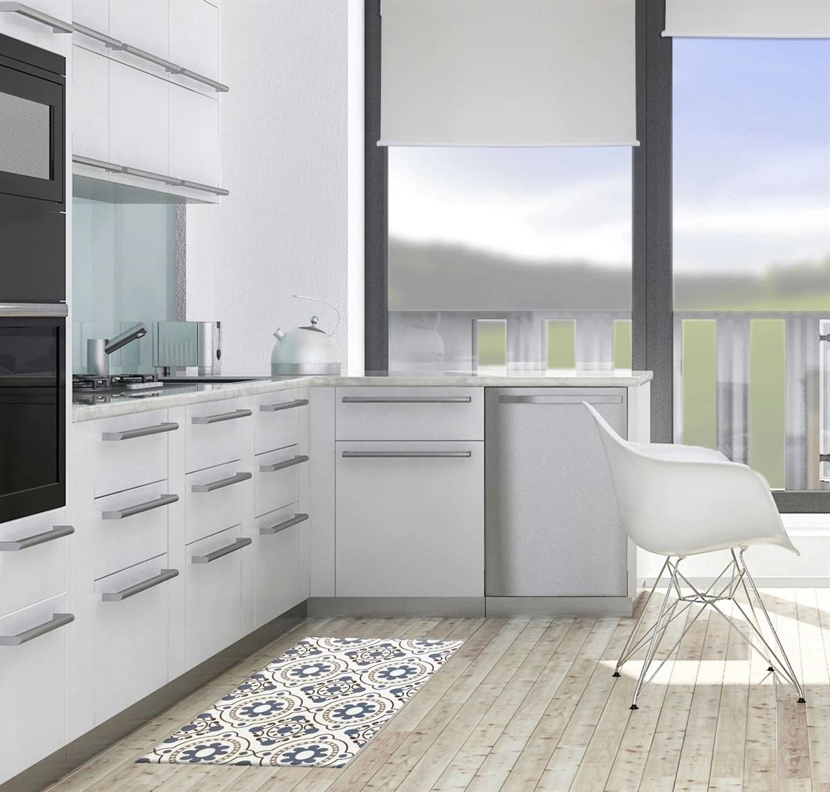 Alfombra Vinílica COIMBRA 45x110cm 2 Alfombra Vinílica COIMBRA 45x110cm - Imagen 2