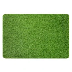 Acomoda Textil – Felpudo De Césped Rectangular Para Interior Y Exterior, Alfombra De Goma Antideslizante Y Resistente De Fácil Limpieza. Felpudo De Entrada Para Hogar Y Jardín. (50x80 Cm)