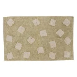 Alfombra De Algodón Thika, Beige (50 X 80 Cm) - Msv.