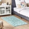 Alfombra De Algodón Verde Menta 80 X 150 Cm SIRNAK