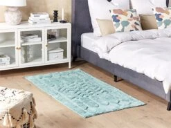 Beneton Alfombras Tienda 17 Alfombra De Algodón Verde Menta 80 X 150 Cm SIRNAK