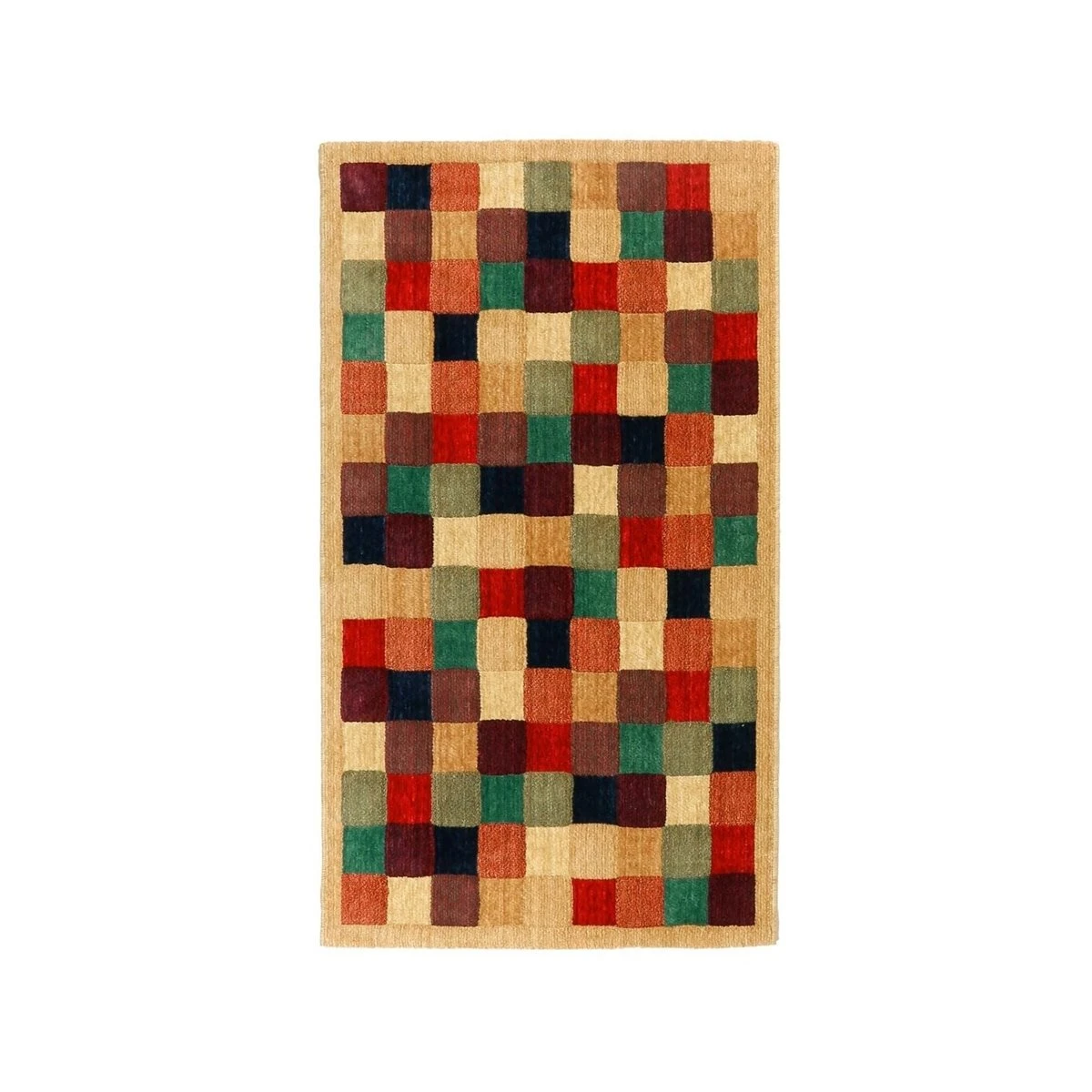 Alfombra De Pura Lana Virgen Multicolor 60x120cm PHILADELPHIA 201 2 Alfombra De Pura Lana Virgen Multicolor 60x120cm PHILADELPHIA 201 - Imagen 2