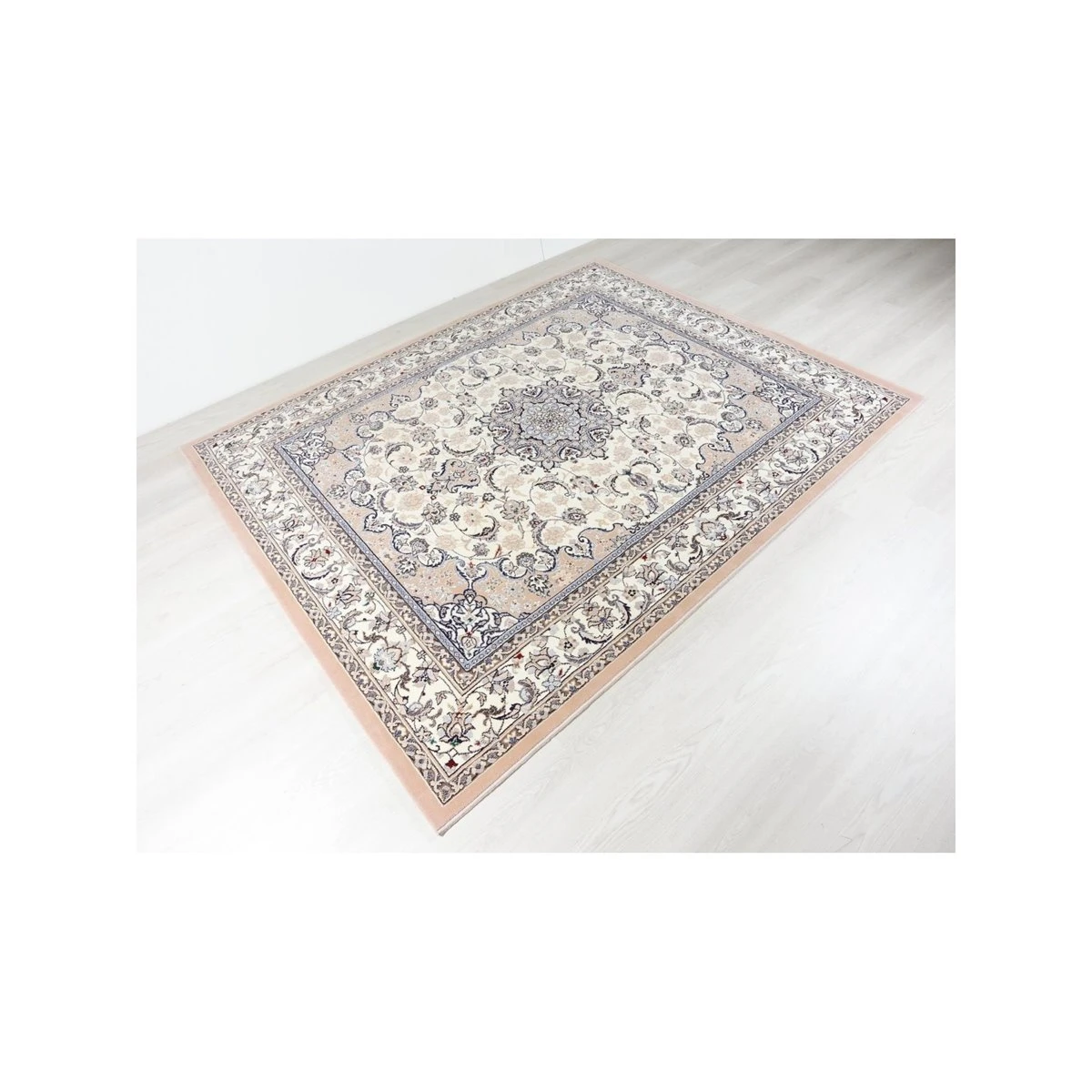 Alfombra Clásica De Pura Lana Virgen Beige 120x250cm AZAHAR 51 2 Alfombra Clásica De Pura Lana Virgen Beige 120x250cm AZAHAR 51 - Imagen 2