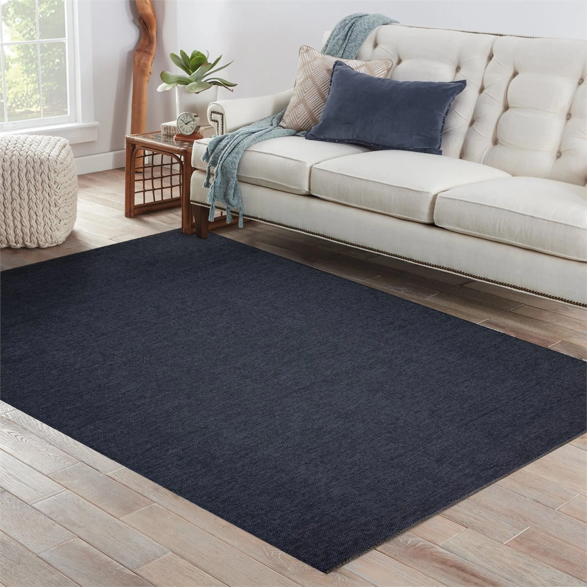 Alfombra PALERMO 60x120 Cm. Reversible Gris/antracita 2 Alfombra PALERMO 60x120 Cm. Reversible Gris/antracita - Imagen 2