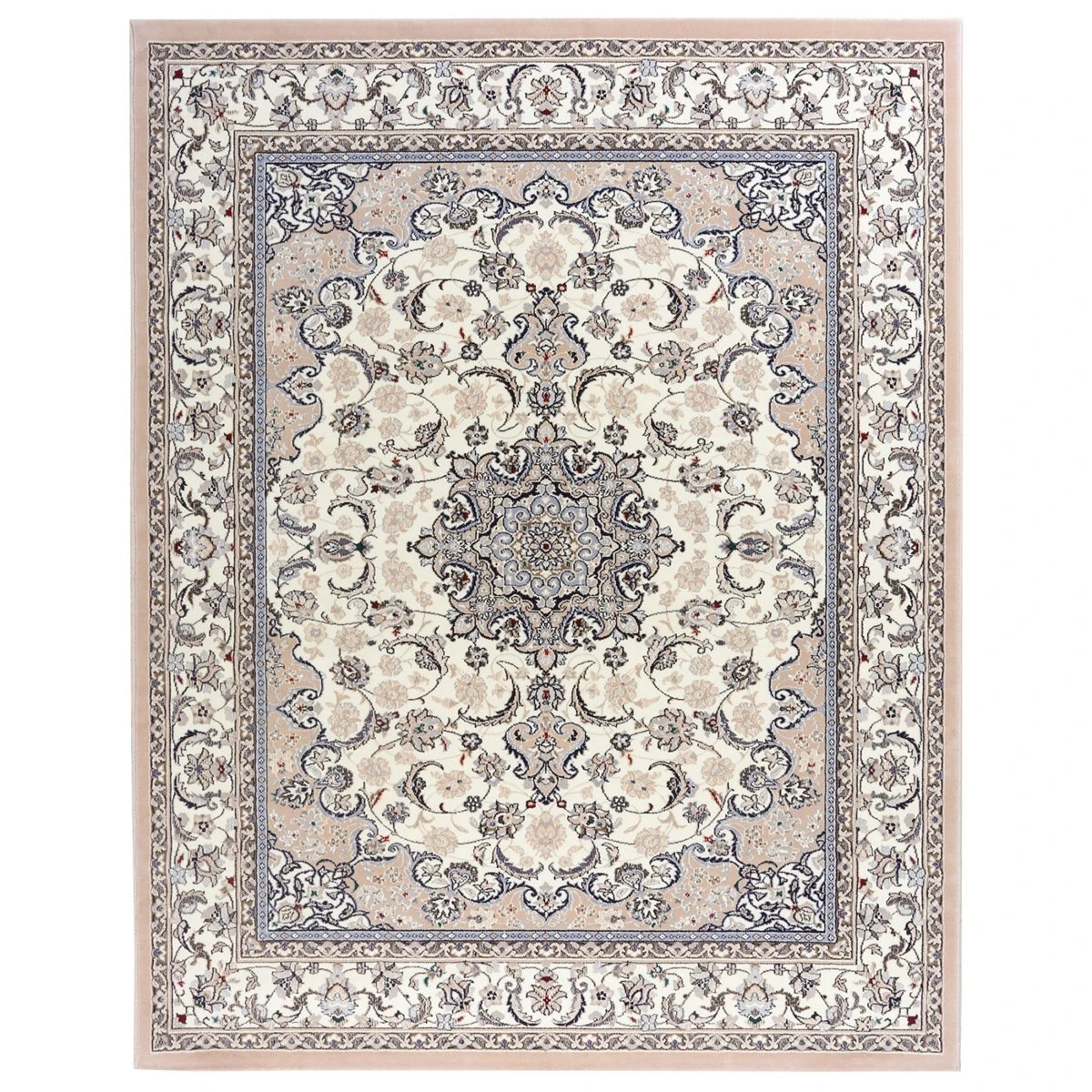 Alfombra Clásica De Pura Lana Virgen Beige 120x250cm AZAHAR 51 1 Alfombra Clásica De Pura Lana Virgen Beige 120x250cm AZAHAR 51