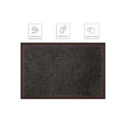 Acomoda Textil – Felpudo Atrapapolvo De Entrada, Alfombra Rectangular De Goma Antideslizante Y Resistente. Alfombrilla Acolchada De Fácil Limpieza Ideal Para Interior Y Exterior. (Gris, 60x80 Cm) -Beneton Alfombras Tienda 7f0409f84e2a0fa12c7ef6294a2a04011eb276b3 38902aed0609400a8b89eac246df773b