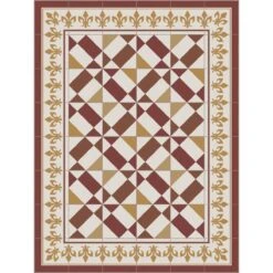 Alfombra Vinilo Baldosas Hidráulicas Modernistas Multicolor 120x210cm LEDA -Beneton Alfombras Tienda 8228668bf8a7753f1f7a40ab748eae96b868560d 3493125936e24f2a82e5e2093fb2d169