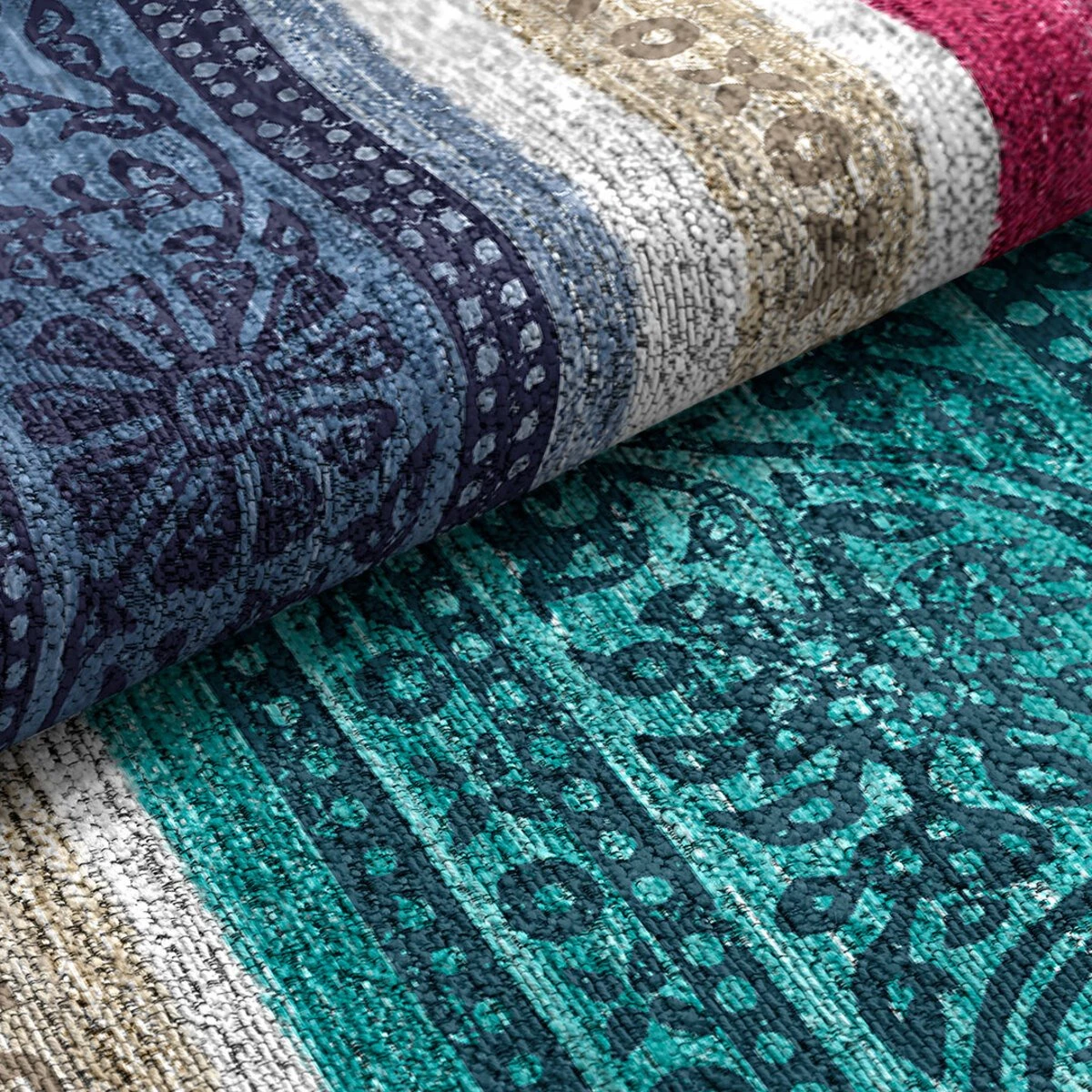 Alfombra Decorativa CLARISSA Multicolor 120x170 Cm 4 Alfombra Decorativa CLARISSA Multicolor 120x170 Cm - Imagen 4