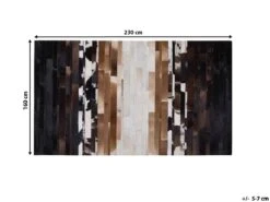 Alfombra De Piel De Vaca Negro/marrón Dorado/beige Claro 160 X 230 Cm DALYAN -Beneton Alfombras Tienda 8a99da053e6180171049e6612de5ab408c2240b1 196215a373944842801b342f3c15df29