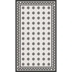 Alfombra Vinilo Baldosas Hidráulicas Modernistas Negro 120x210cm CARTHAGO -Beneton Alfombras Tienda 8af1e80066b9ba475654599edfe7f3108420e382 ffbb177d1f444d6b890349bdbce67449