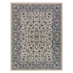 Alfombra Clásica De Pura Lana Virgen Beige 90x250cm GASTEIZ 05