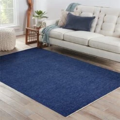 Alfombra PALERMO 60x120 Cm. Reversible Azul/amarillo