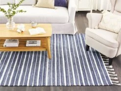 Beneton Alfombras Tienda 9 Alfombra Azul Oscuro/blanco 160 X 230 Cm BADEMLI