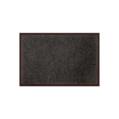Acomoda Textil – Felpudo Atrapapolvo De Entrada, Alfombra Rectangular De Goma Antideslizante Y Resistente. Alfombrilla Acolchada De Fácil Limpieza Ideal Para Interior Y Exterior. (Gris, 60x80 Cm)