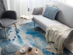 Beneton Alfombras Tienda 5 Alfombra Azul/gris 160 X 230 Cm BOZAT