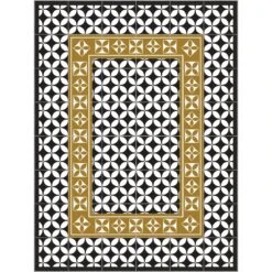 Alfombra Vinilo De Baldosas Hidráulicas Modernistas Negro 60x240cm LABUAN -Beneton Alfombras Tienda 9c42c25e68c0db68fc54042b76a495197d879c42 e41c4f2cf46e4b2f9ede5f5cadeb7b15
