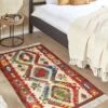 Alfombra De Lana Multicolor 80 X 150 Cm AREVIK