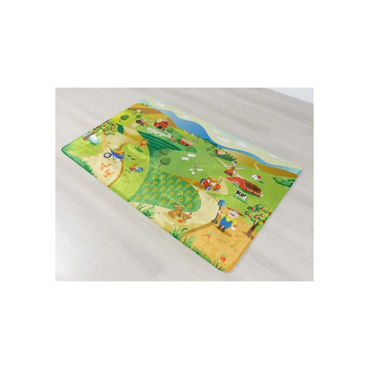 Alfombra Súper Suave Modelo Farm Multicolor 110x170cm FARM 2 Alfombra Súper Suave Modelo Farm Multicolor 110x170cm FARM - Imagen 2