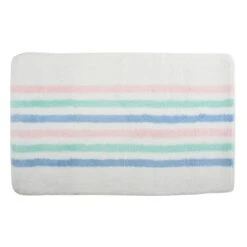 Alfombra De Baño Microfibra 50 X 80 Cm 'Deauville' Pastel
