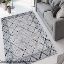 Alfombra De Poliester Estampada 80 X 150Cm