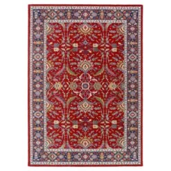 Alfombra Clásica De Pura Lana Virgen Azul 70x300cm GASTEIZ 01