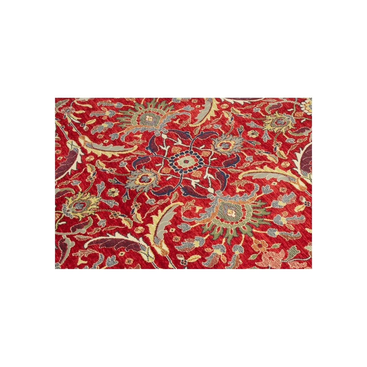 Alfombra Clásica De Pura Lana Virgen Rojo 90x160cm GASTEIZ 01 3 Alfombra Clásica De Pura Lana Virgen Rojo 90x160cm GASTEIZ 01 - Imagen 3