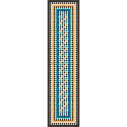 Alfombra Vinilo Baldosas Hidráulicas Modernistas Multicolor 120x210cm KARMOY -Beneton Alfombras Tienda ce146a3e54297f1593b067642260db1c51b38fc4 f52f5a014cf64c3796cb18bbc030c202