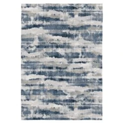 Alfombra Decorativa LUSAKA Azul 160x230 Cm